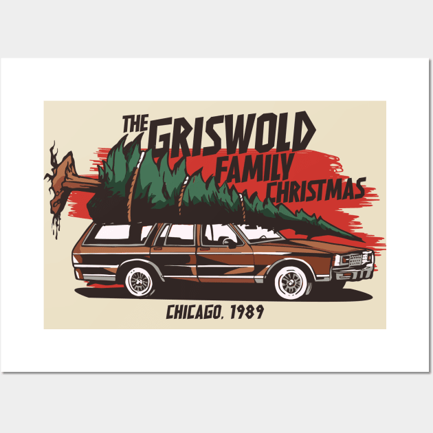 The Griswold Family Christmas Tree // Funny Christmas Graphic Wall Art by SLAG_Creative